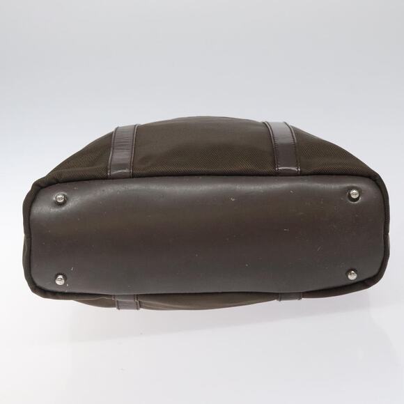 GUCCI Bamboo Hand Bag Nylon Beige Silver 000 1998 000 1998 - Picture 9 of 12